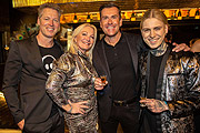 Patrick M. Knapp Schwarzenegger, Kerstin Höller, Juergen Höller, Kuenstler Alexander Höller, Padre Azul Party, Roomers Hotel, Muenchen, 01. Dezember 2018, Foto: People Picture/Willi Schneider